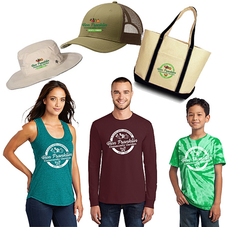 selection of garden gear
